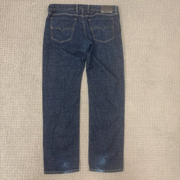 Diesel Jeans Mens 38X34 0807R Waykee Cotton Mid Rise Button Fly Slubby Neppy - Picture 2 of 10